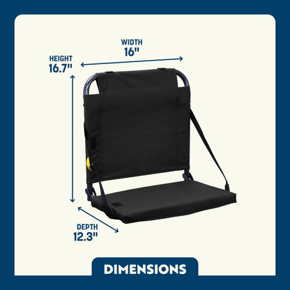 Ultra-Comfortable BleacherBack - Camp Rocker Chair for Fishing & Beach Trips Detail