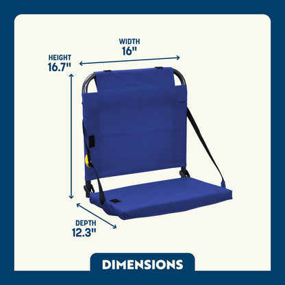 Ultra-Comfortable BleacherBack - Camp Rocker Chair for Fishing & Beach Trips Detail