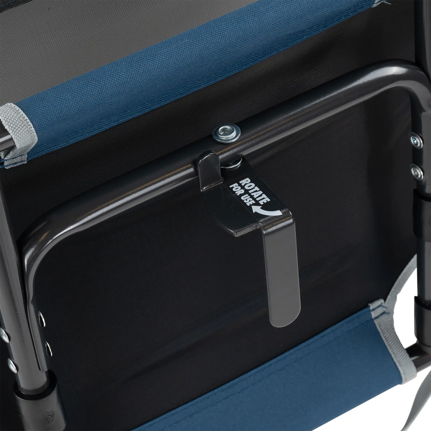 Premium All-Weather Big Comfort Stadium Chair with Armrests - Camp Rocker Chair for Fishing & Beach Trips Detail