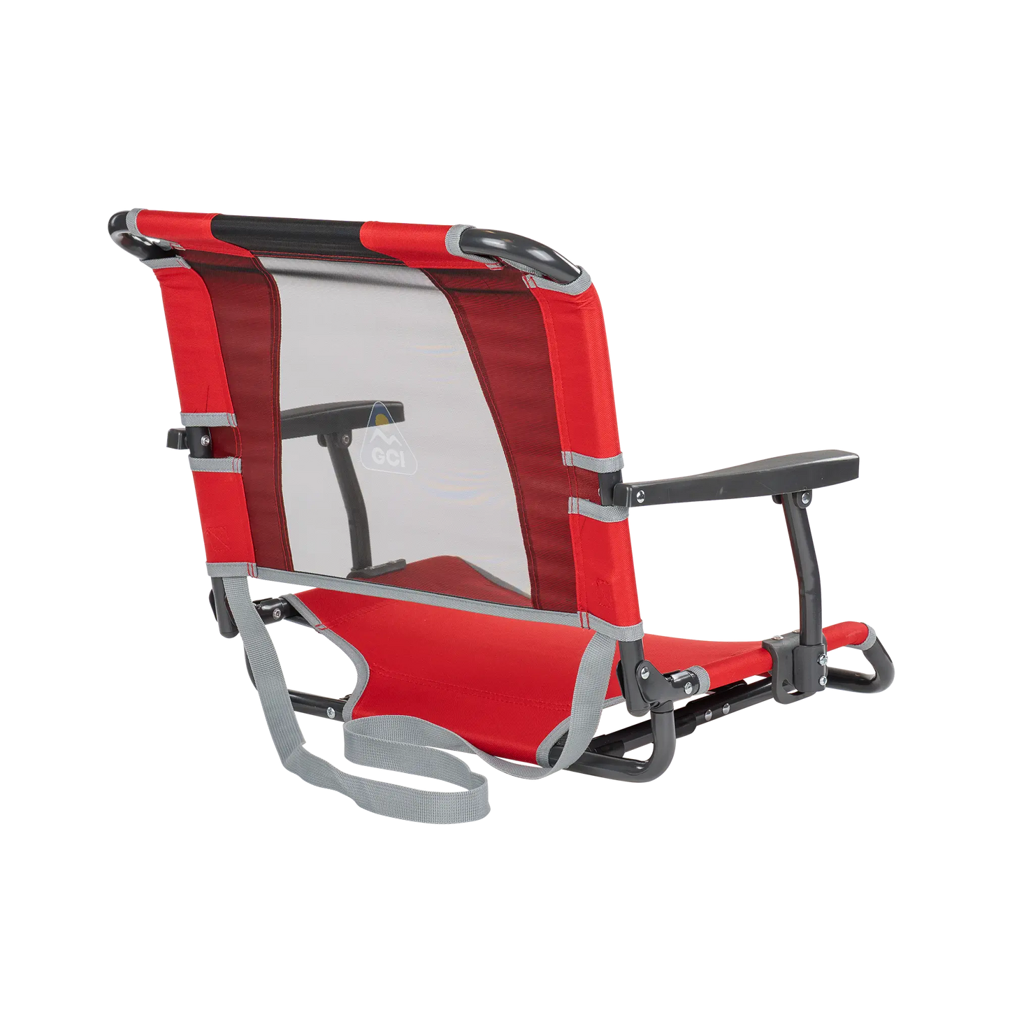Premium All-Weather Big Comfort Stadium Chair with Armrests - Camp Rocker Chair for Fishing & Beach Trips Detail