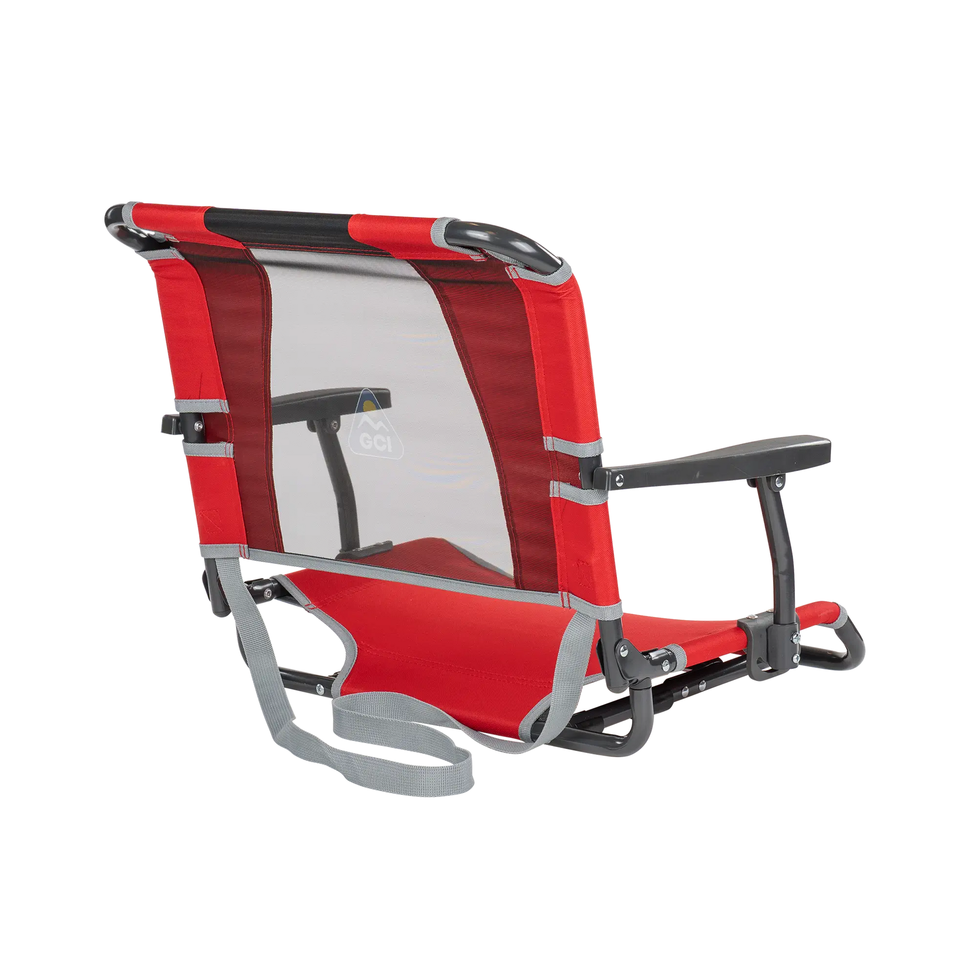Premium All-Weather Big Comfort Stadium Chair with Armrests - Camp Rocker Chair for Fishing & Beach Trips Detail