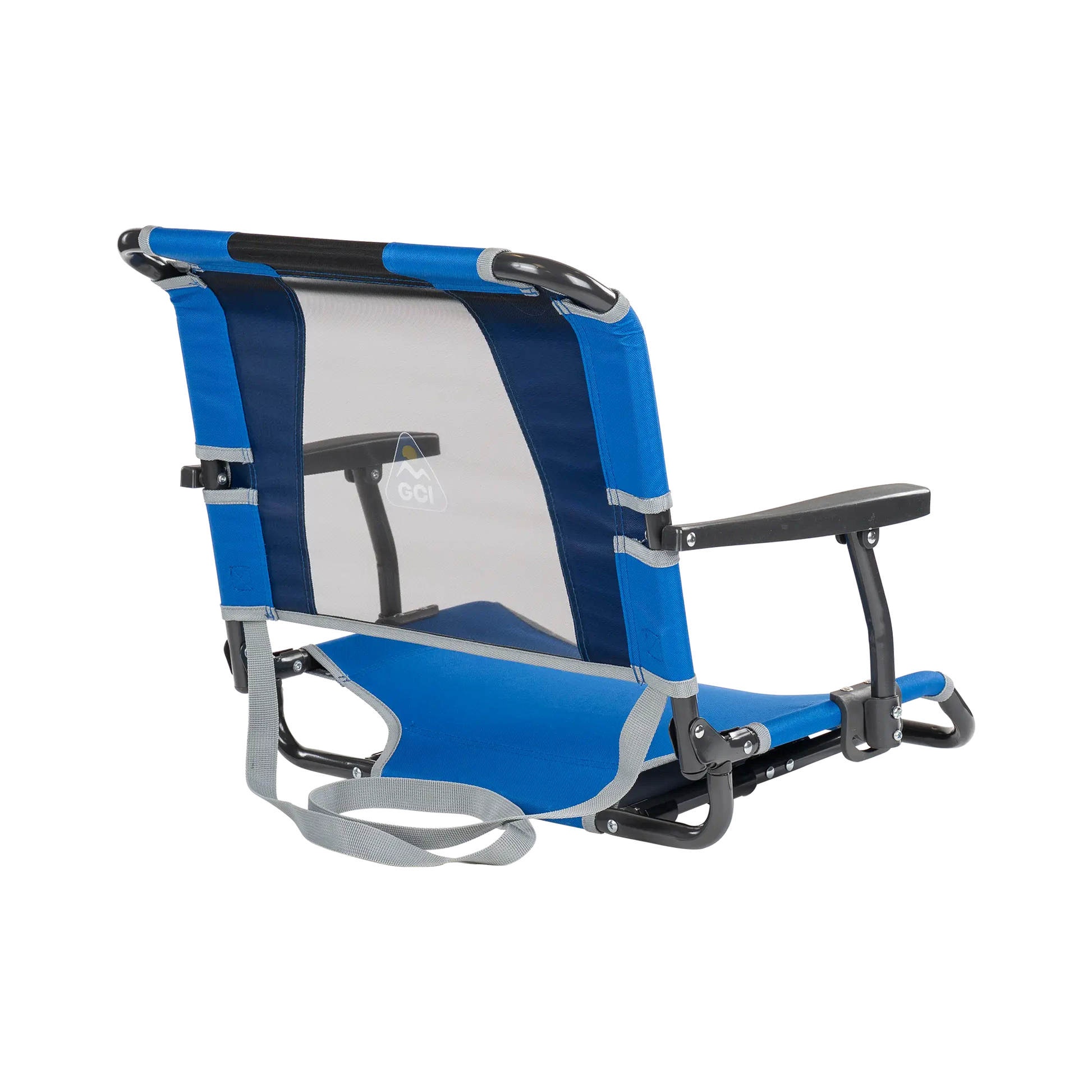 Premium All-Weather Big Comfort Stadium Chair with Armrests - Camp Rocker Chair for Fishing & Beach Trips Detail