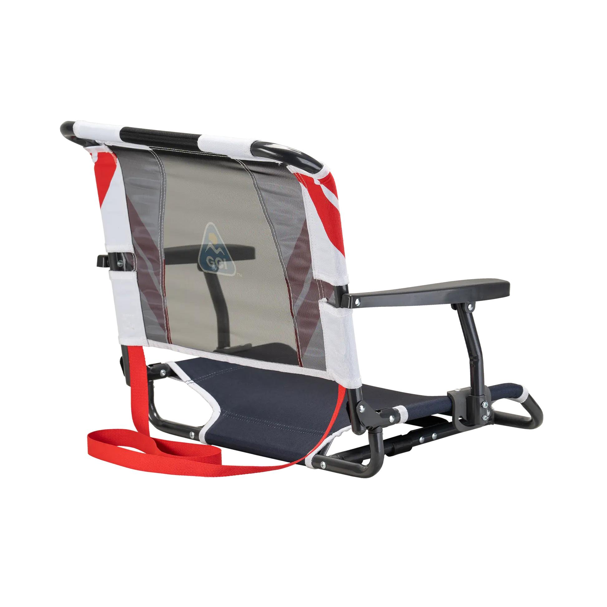 Premium All-Weather Big Comfort Stadium Chair with Armrests - Camp Rocker Chair for Fishing & Beach Trips Detail