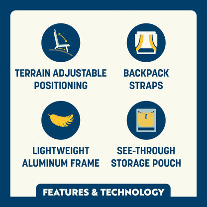 Ergonomic Portable Everywhere Chair 2 - Rocker Chair for Camping & Lawns Detail