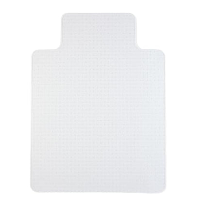 Minimalist Staples Office Chair Mat, Clear Floor Mats with Lip, Flat-Pile Essentials