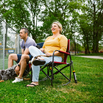 Ergonomic Portable Freestyle Rocker - Folding Rocking Chair - Perfect for Tailgating Detail
