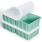 Eco-Friendly Silicone Freezer Tray for Soup Ice Cubes: 2-Cup Set