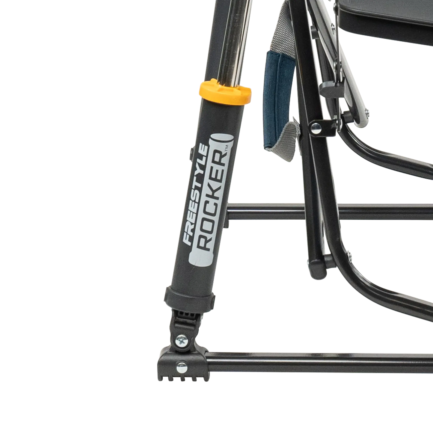 Foldable Freestyle Rocker with Side Table - Camp Rocker Chair for Fishing & Beach Trips Detail