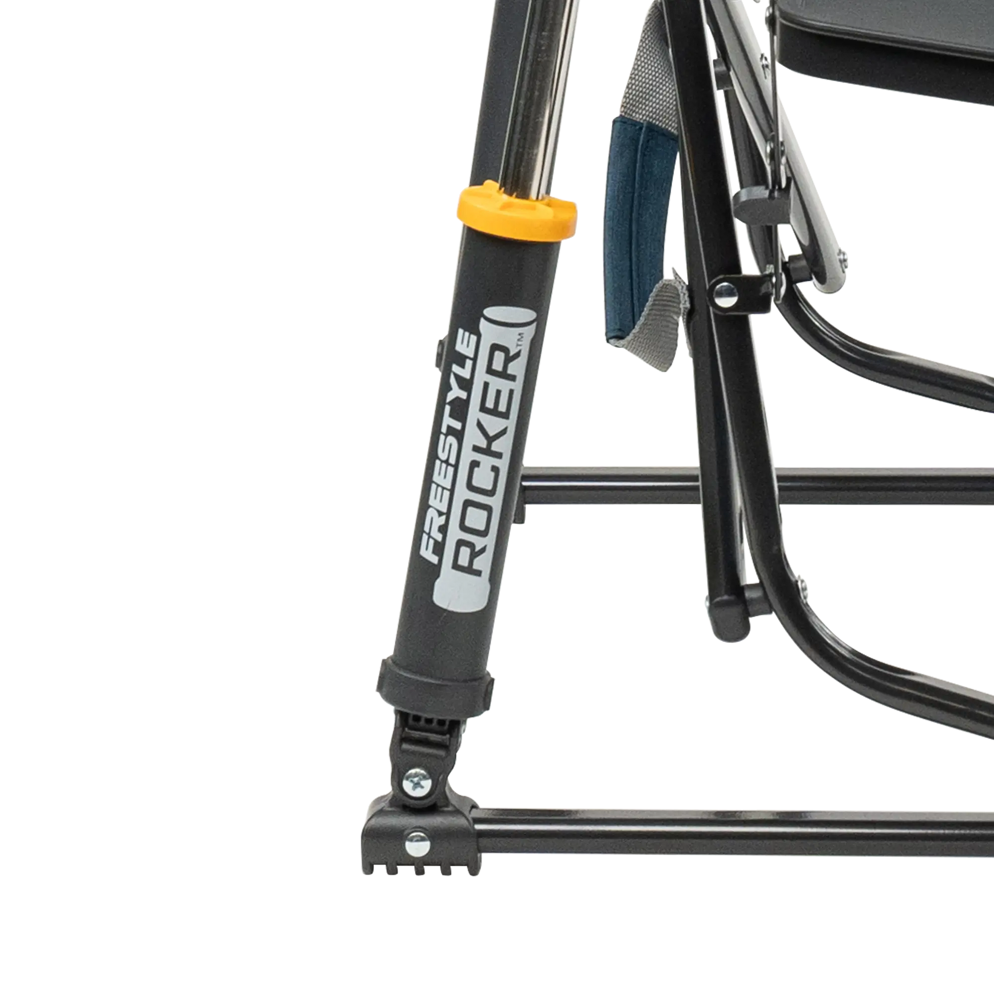 Foldable Freestyle Rocker with Side Table - Camp Rocker Chair for Fishing & Beach Trips Detail