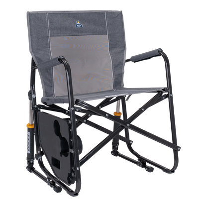 Foldable Freestyle Rocker with Side Table - Camp Rocker Chair for Fishing & Beach Trips Detail