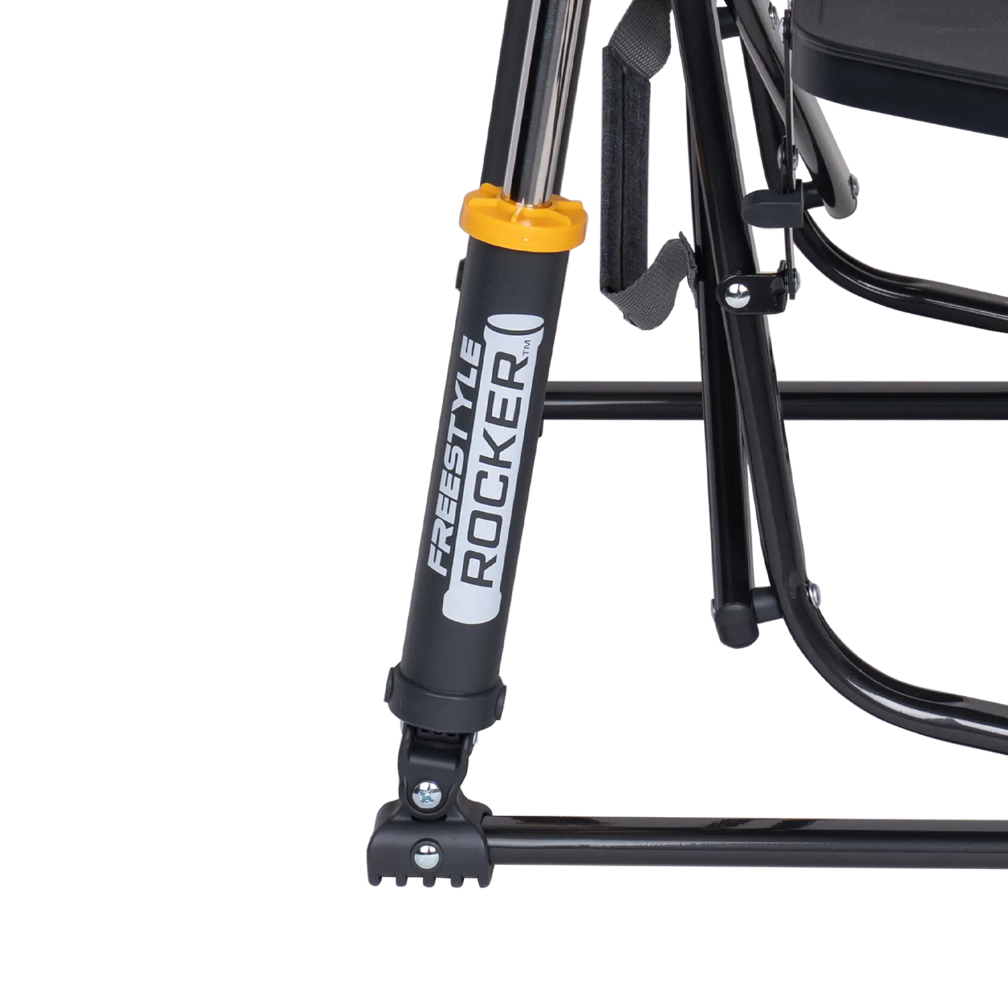 Foldable Freestyle Rocker with Side Table - Camp Rocker Chair for Fishing & Beach Trips Detail