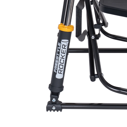 Foldable Freestyle Rocker with Side Table - Camp Rocker Chair for Fishing & Beach Trips Detail