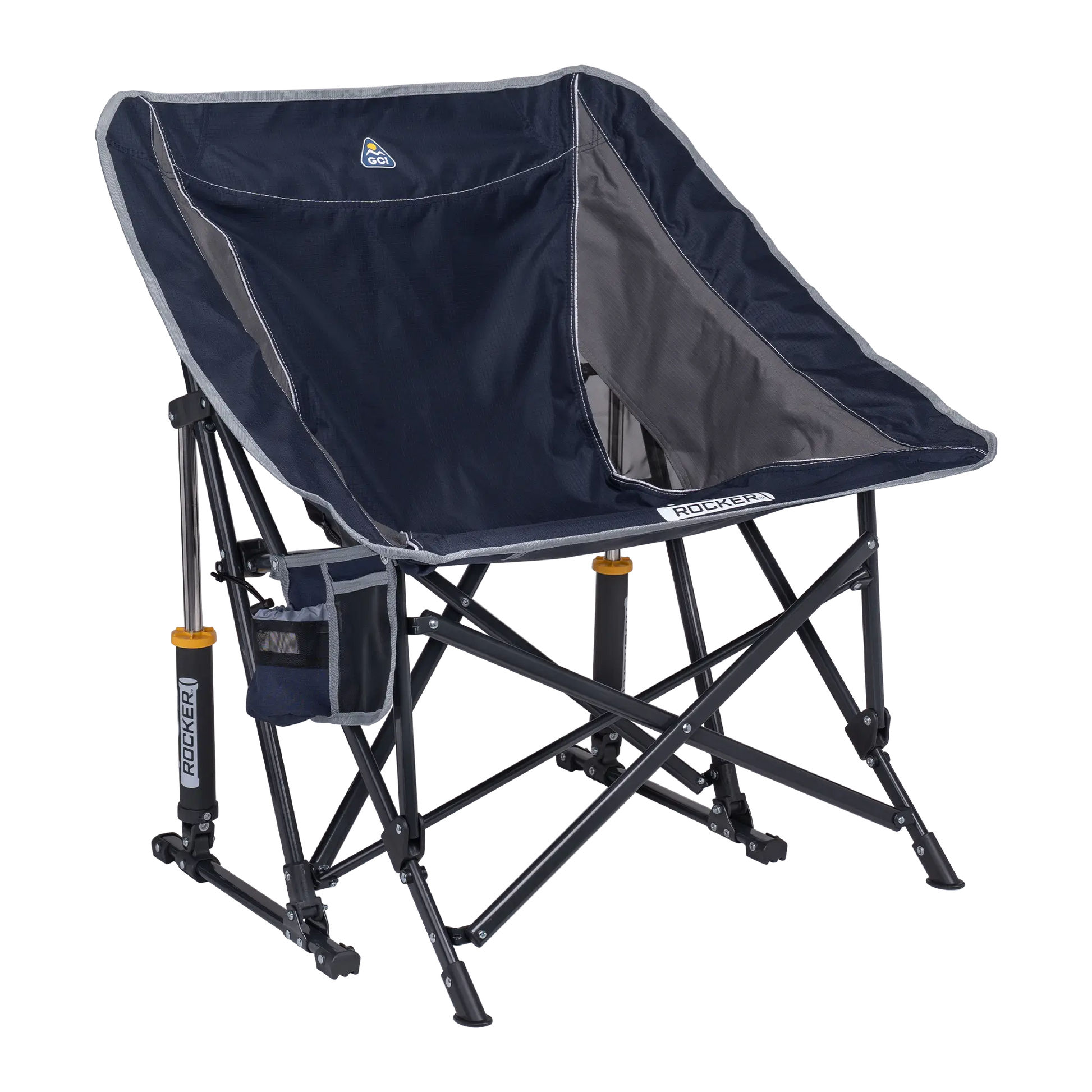 Premium All-Weather Pod Rocker - Rocker Chair for Camping & Lawns - Indigo