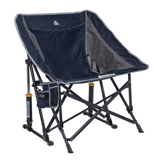 Premium All-Weather Pod Rocker - Rocker Chair for Camping & Lawns - Indigo