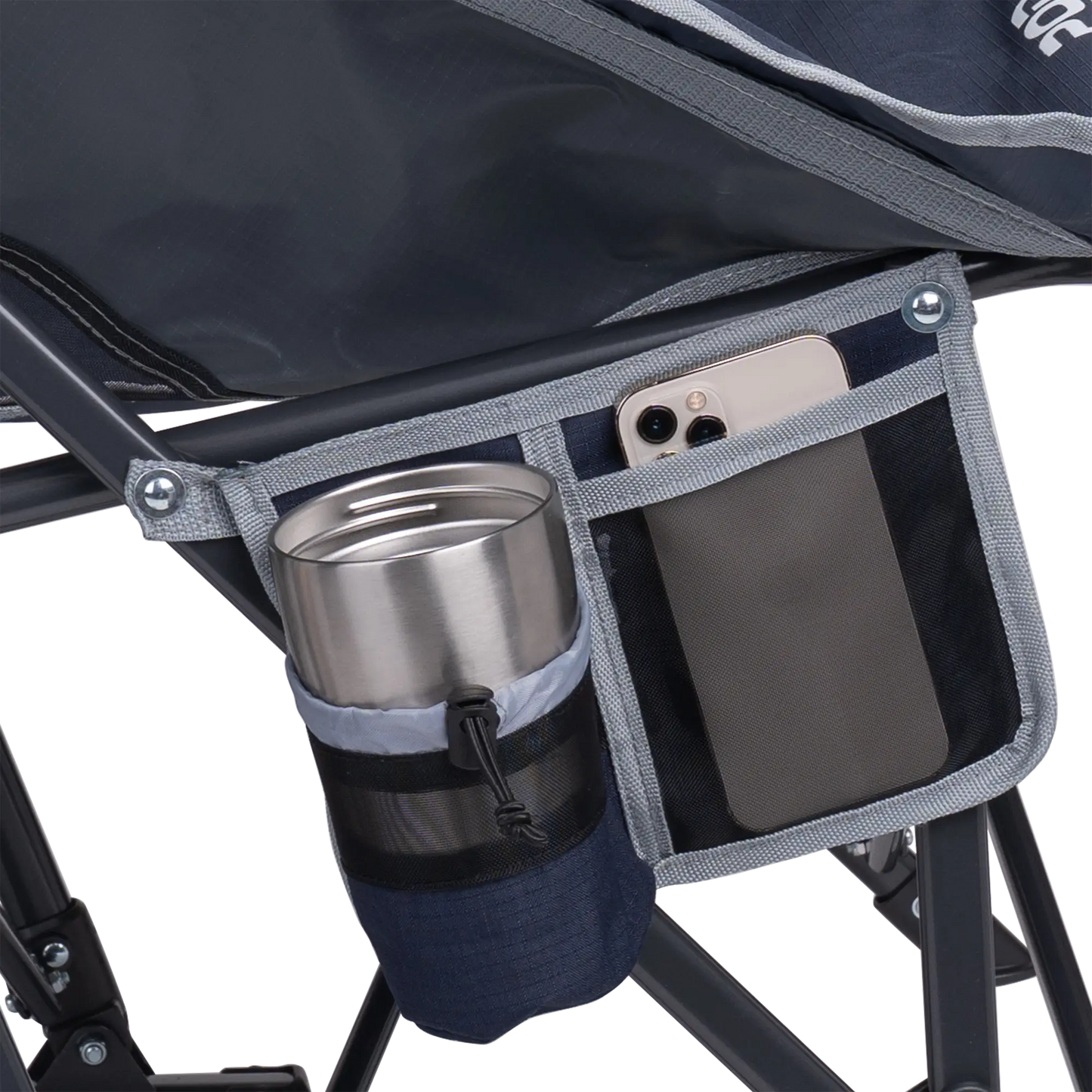 Premium All-Weather Pod Rocker - Rocker Chair for Camping & Lawns Detail