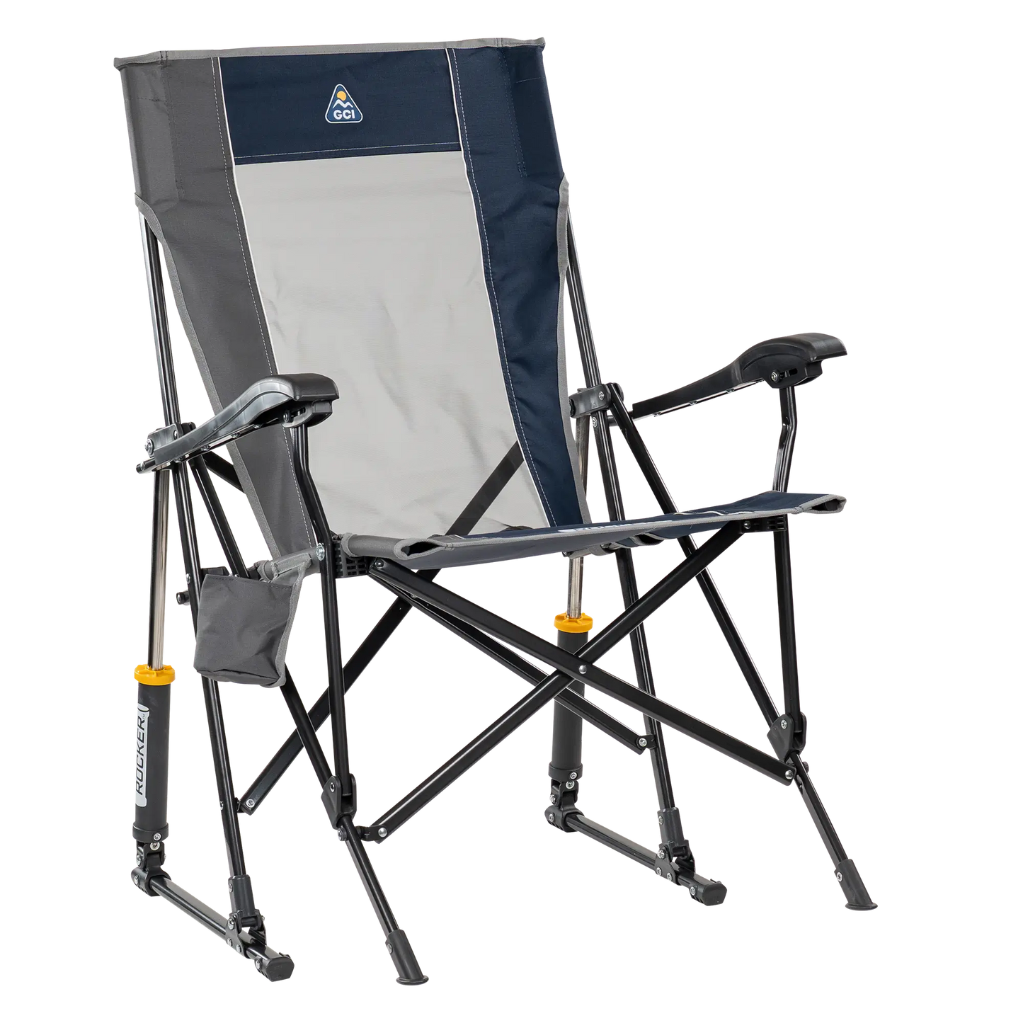 Ergonomic Portable RoadTrip Rocker - Rocker Chair for Camping & Lawns - Indigo