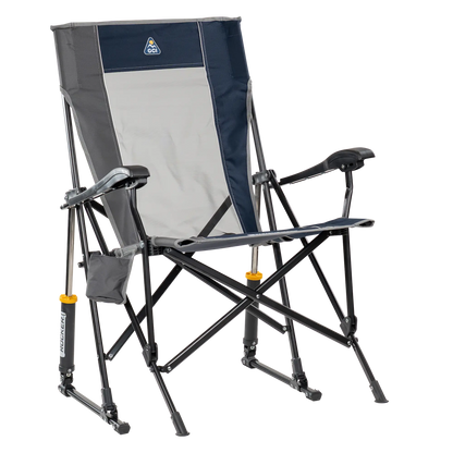 Ergonomic Portable RoadTrip Rocker - Rocker Chair for Camping & Lawns - Indigo