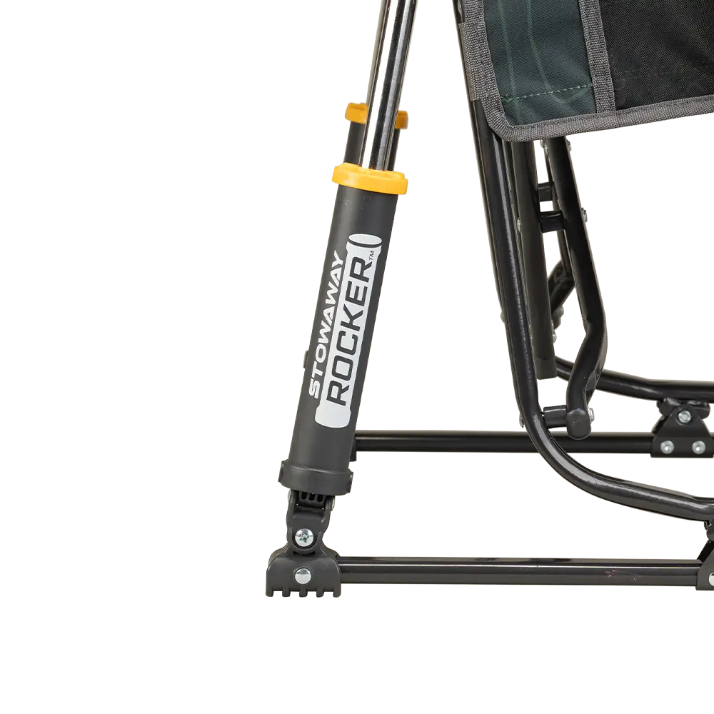 Premium All-Weather Stowaway Rocker - Folding Rocking Chair - Perfect for Tailgating Detail