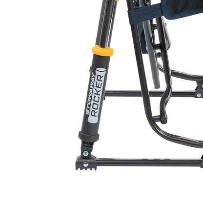 Premium All-Weather Stowaway Rocker - Folding Rocking Chair - Perfect for Tailgating Detail