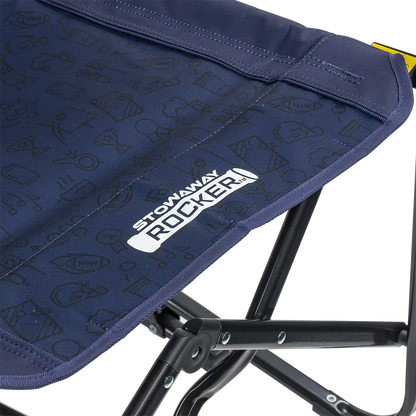Premium All-Weather Stowaway Rocker - Folding Rocking Chair - Perfect for Tailgating Detail
