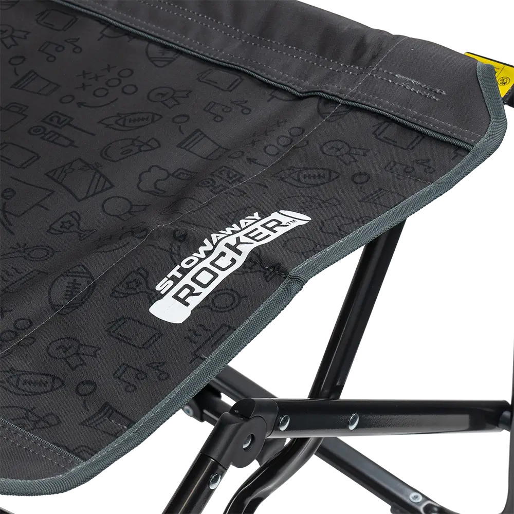 Premium All-Weather Stowaway Rocker - Folding Rocking Chair - Perfect for Tailgating Detail