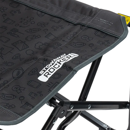 Premium All-Weather Stowaway Rocker - Folding Rocking Chair - Perfect for Tailgating Detail