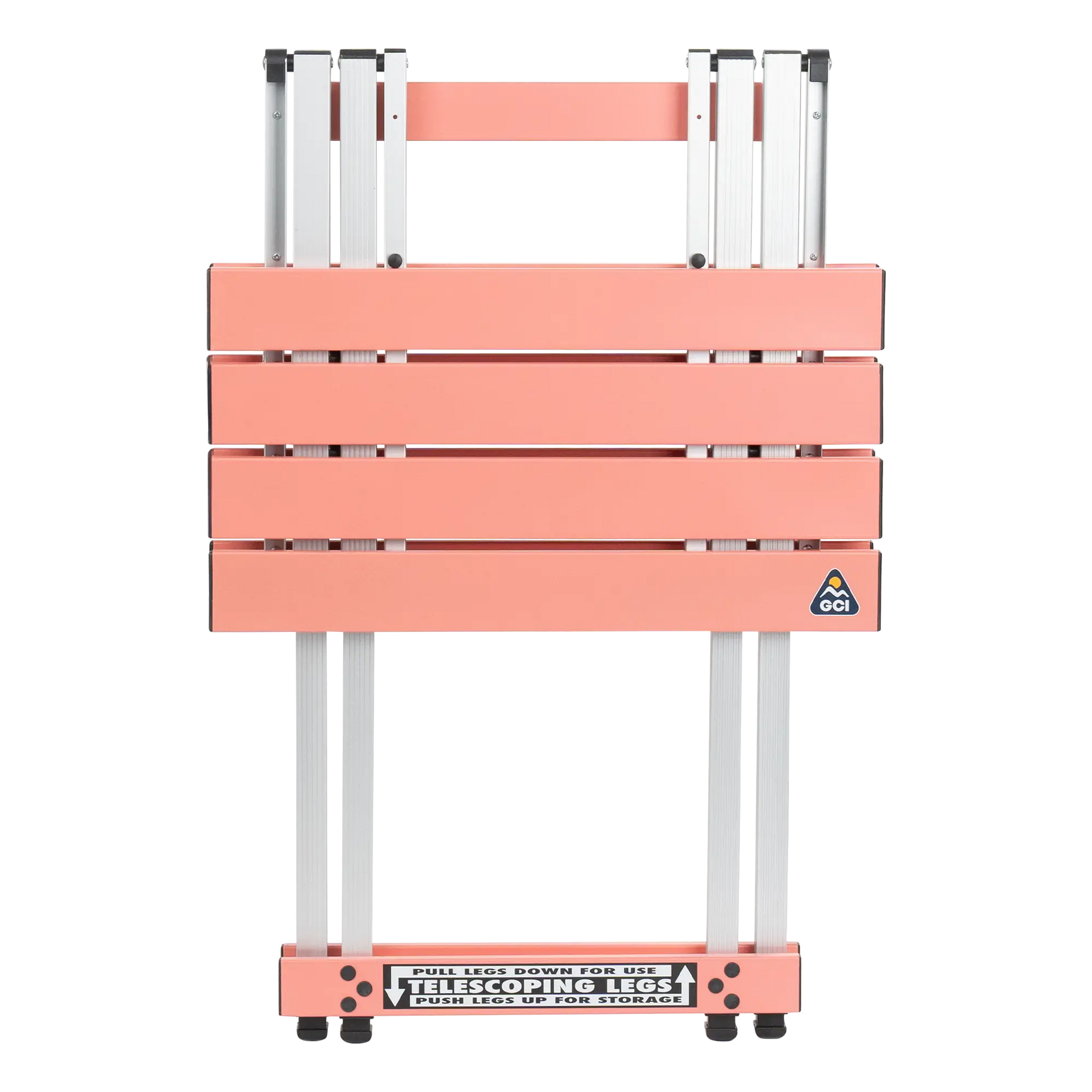 Slim-Fold Compact Camp Table 20 - Heavy Duty Aluminum Folding Picnic Table Detail