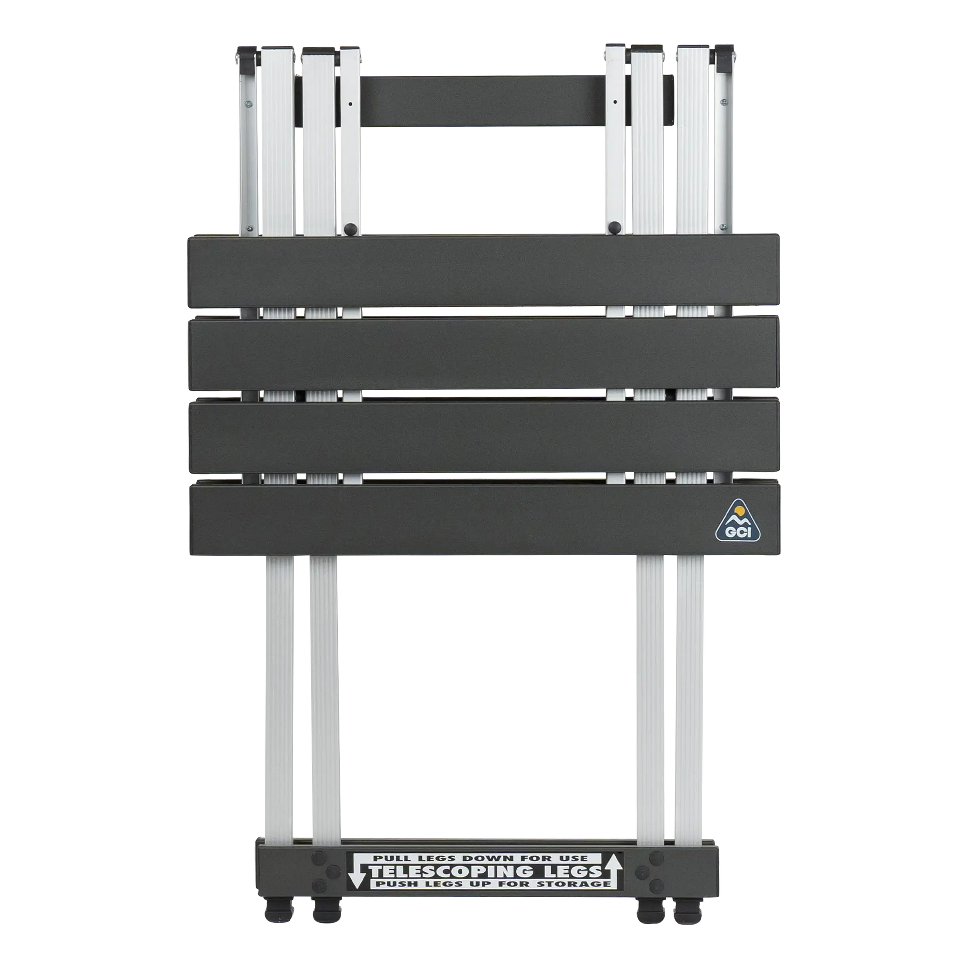 Slim-Fold Compact Camp Table 20 - Heavy Duty Aluminum Folding Picnic Table Detail