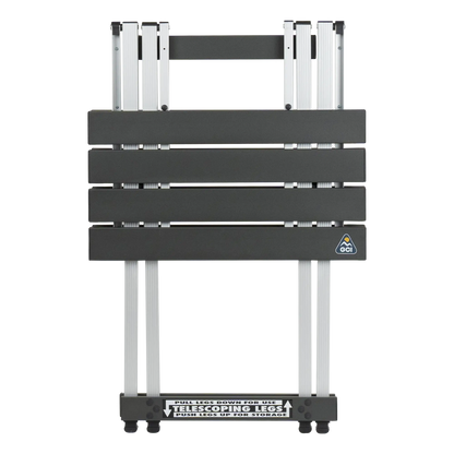 Slim-Fold Compact Camp Table 20 - Heavy Duty Aluminum Folding Picnic Table Detail