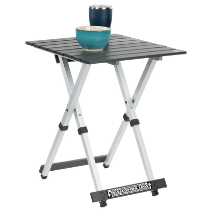 Slim-Fold Compact Camp Table 20 - Heavy Duty Aluminum Folding Picnic Table Detail