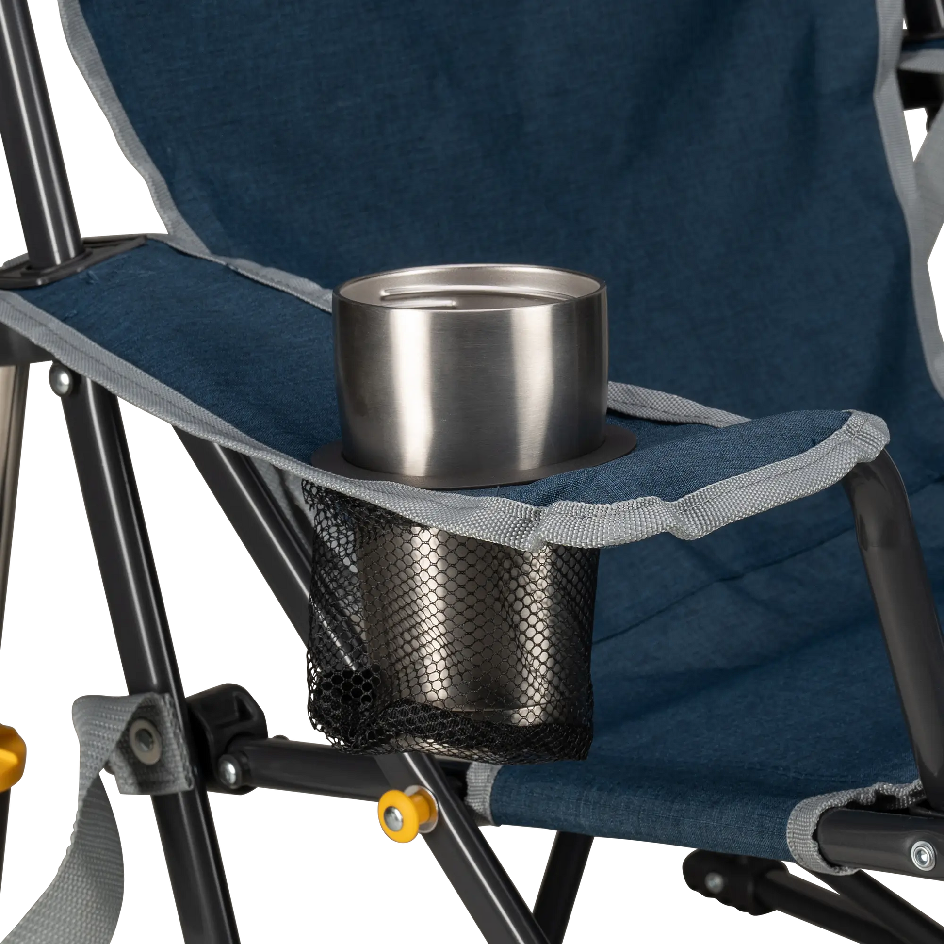 Foldable Kickback Rocker - Camp Rocker Chair for Fishing & Beach Trips Detail