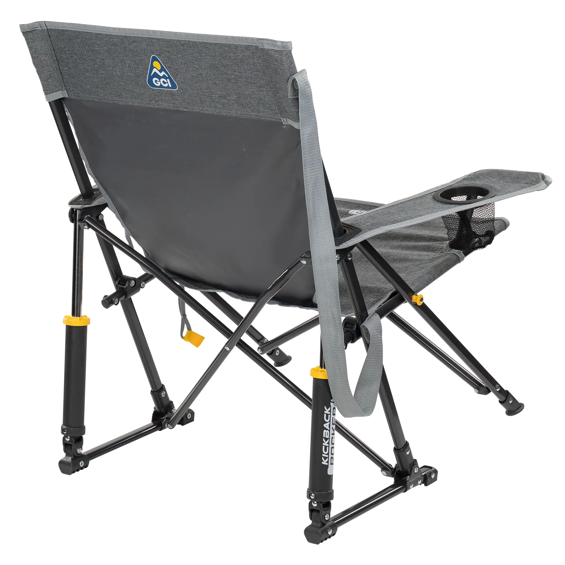 Foldable Kickback Rocker - Camp Rocker Chair for Fishing & Beach Trips Detail