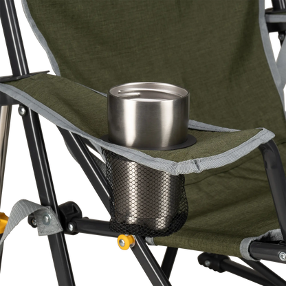 Foldable Kickback Rocker - Camp Rocker Chair for Fishing & Beach Trips Detail