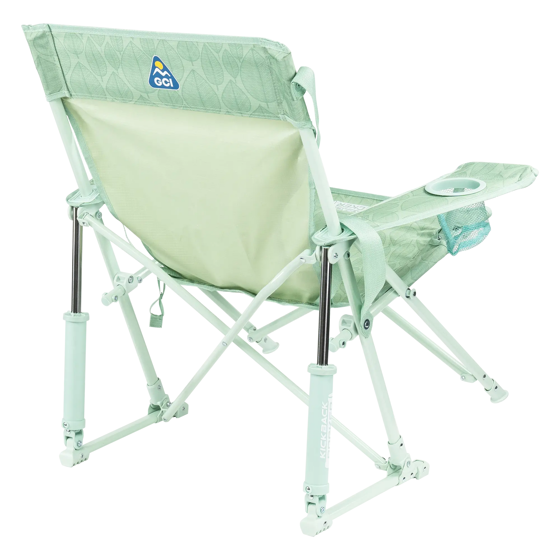 Foldable Kickback Rocker - Camp Rocker Chair for Fishing & Beach Trips Detail