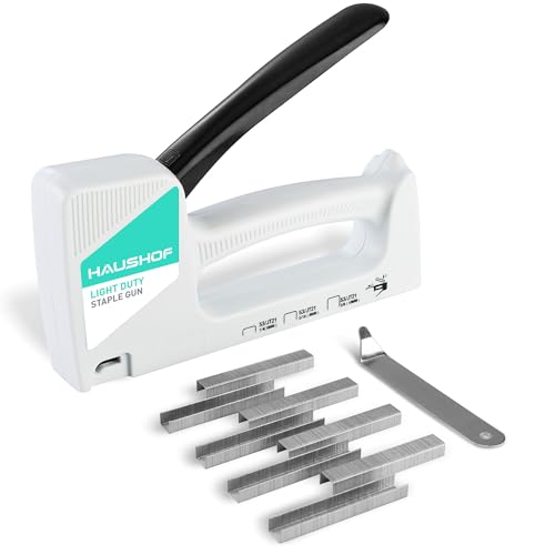 Classic HAUSHOF Light Duty Staple Gun, Upholstery Staple Kit