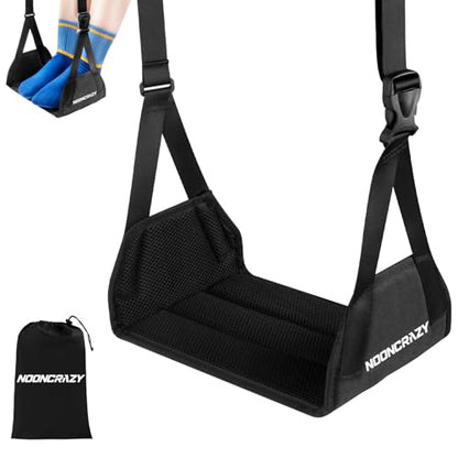 exclusive Airplane Foot Hammock, No Collapse Foot Rest for