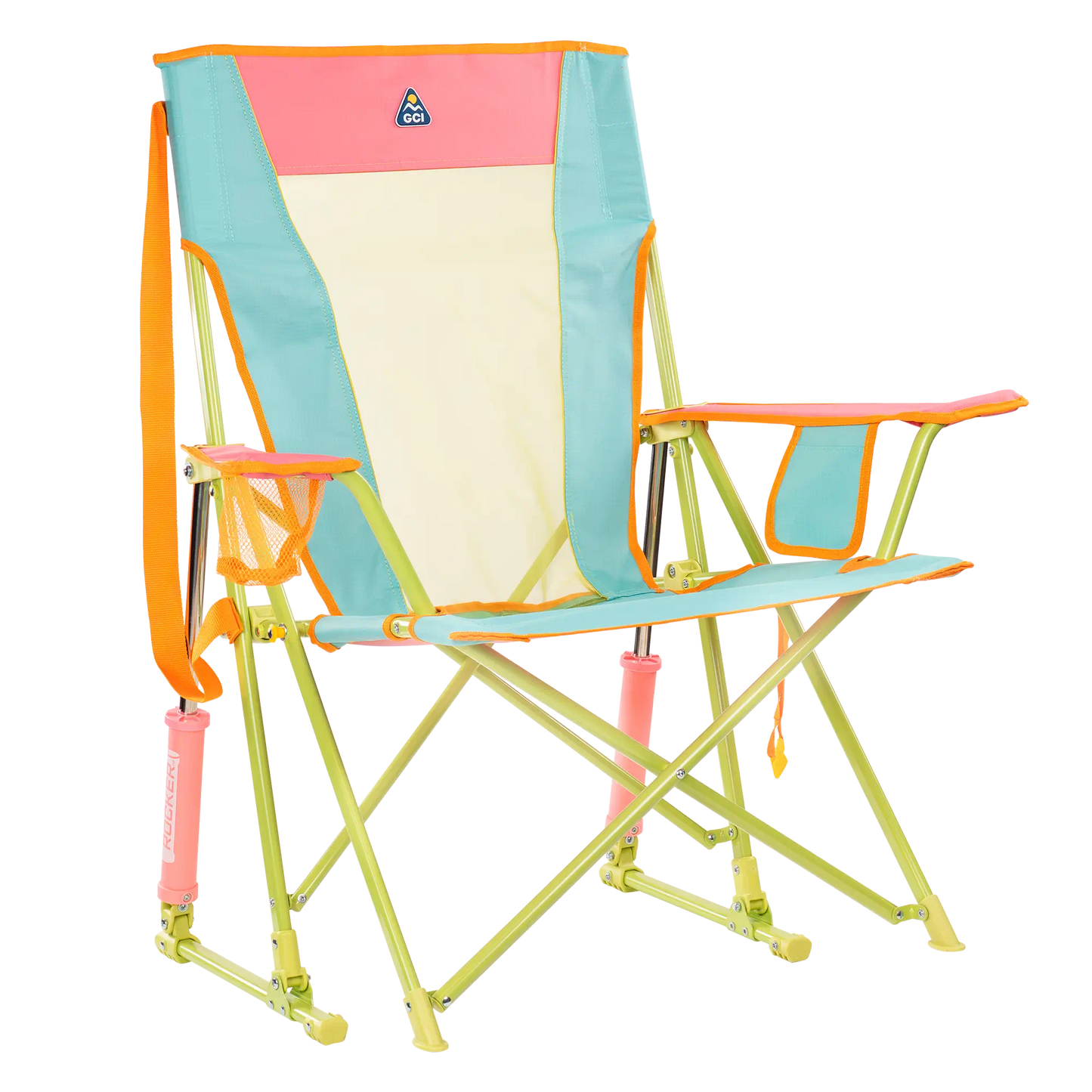 Heavy Duty Comfort Pro Rocker - Outdoor Rocking Chairs with Dynamic Comfort Edge - Sweet Tea