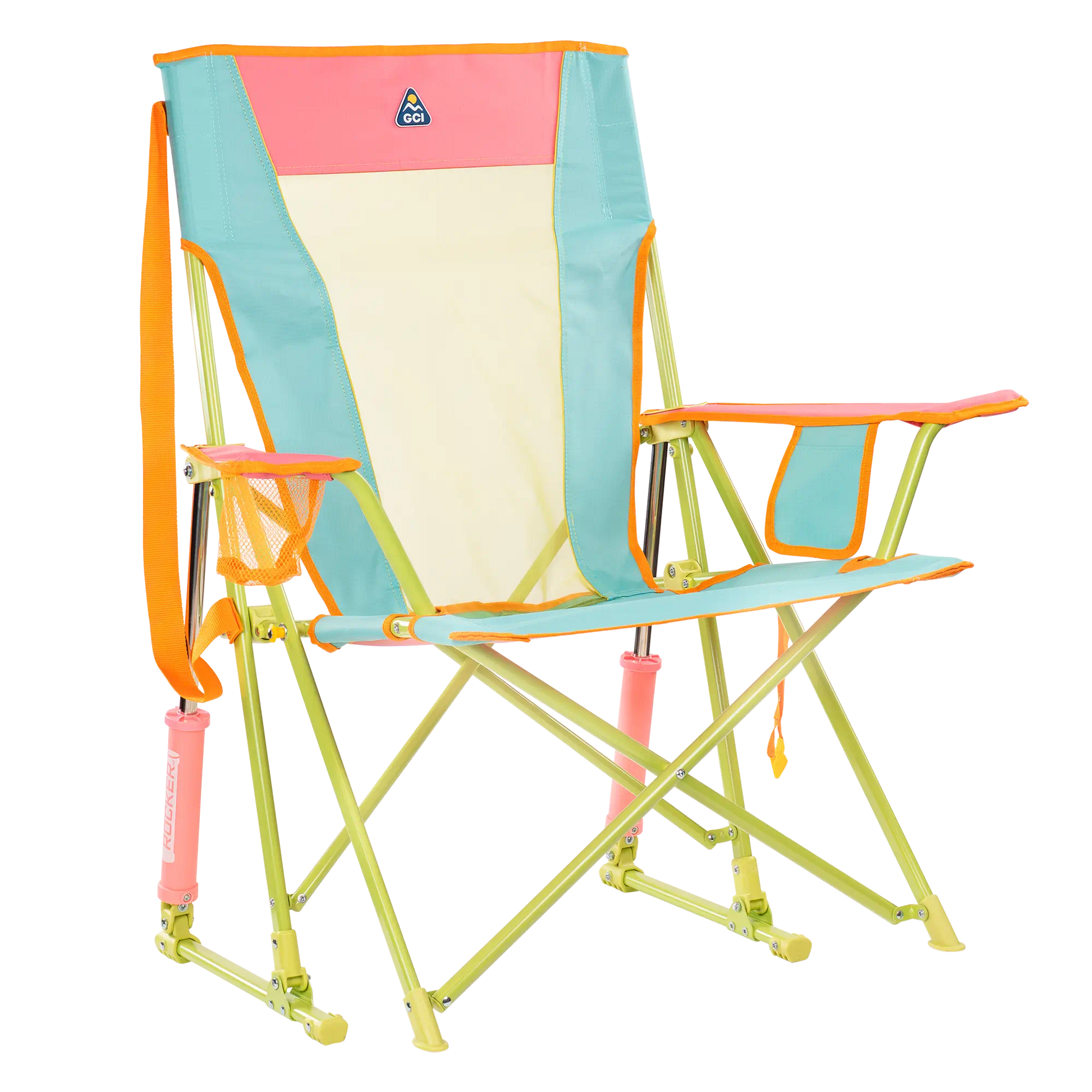 Heavy Duty Comfort Pro Rocker - Outdoor Rocking Chairs with Dynamic Comfort Edge - Sweet Tea