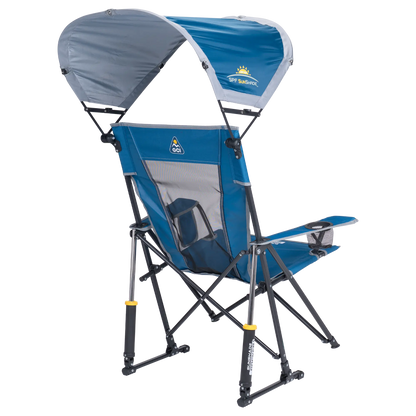 Premium All-Weather SunShade Rocker - Camp Rocker Chair for Fishing & Beach Trips Detail