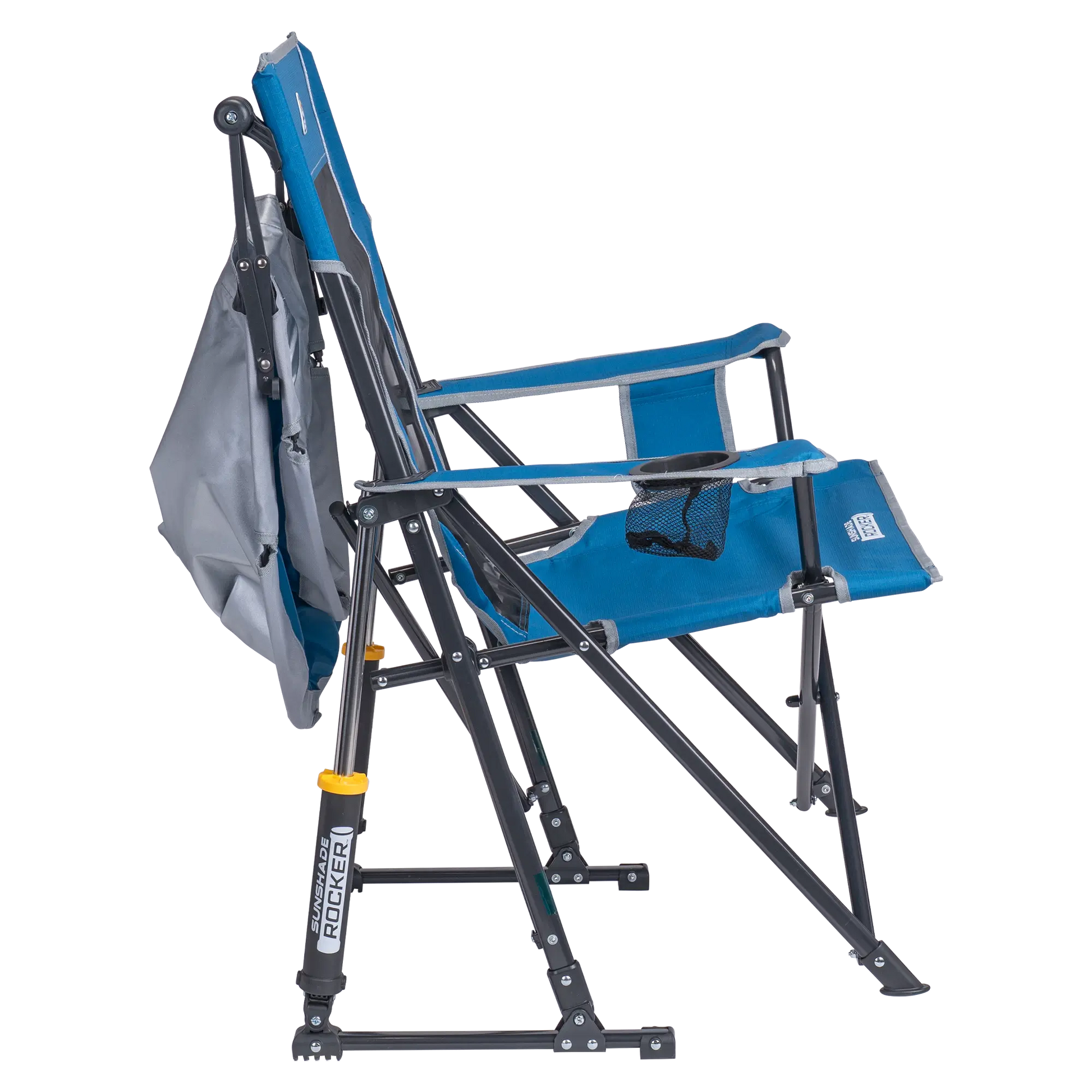 Premium All-Weather SunShade Rocker - Camp Rocker Chair for Fishing & Beach Trips Detail