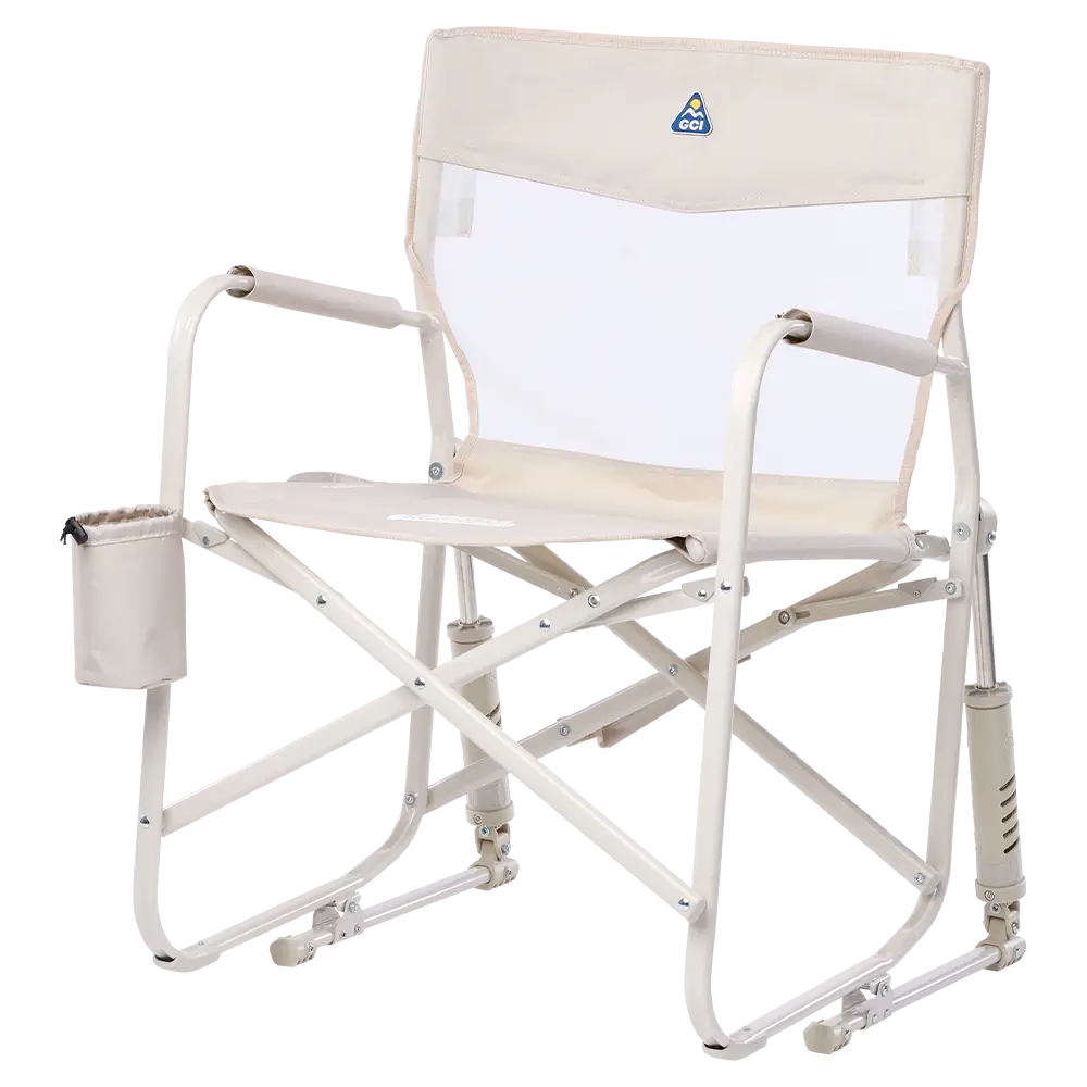 Premium All-Weather Freestyle Rocker Elite - Camp Rocker Chair for Fishing & Beach Trips Detail