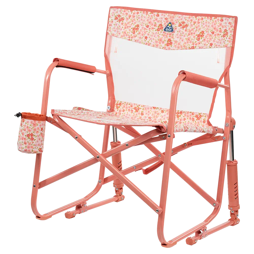 Premium All-Weather Freestyle Rocker Elite - Camp Rocker Chair for Fishing & Beach Trips Detail
