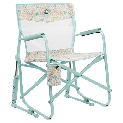 Premium All-Weather Freestyle Rocker Elite - Camp Rocker Chair for Fishing & Beach Trips - Teal Sundress