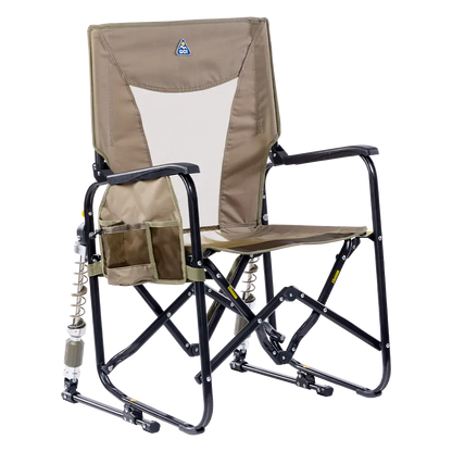 Foldable Adjustable Rocker - Rocker Chair for Camping & Lawns - Aged Fatigue