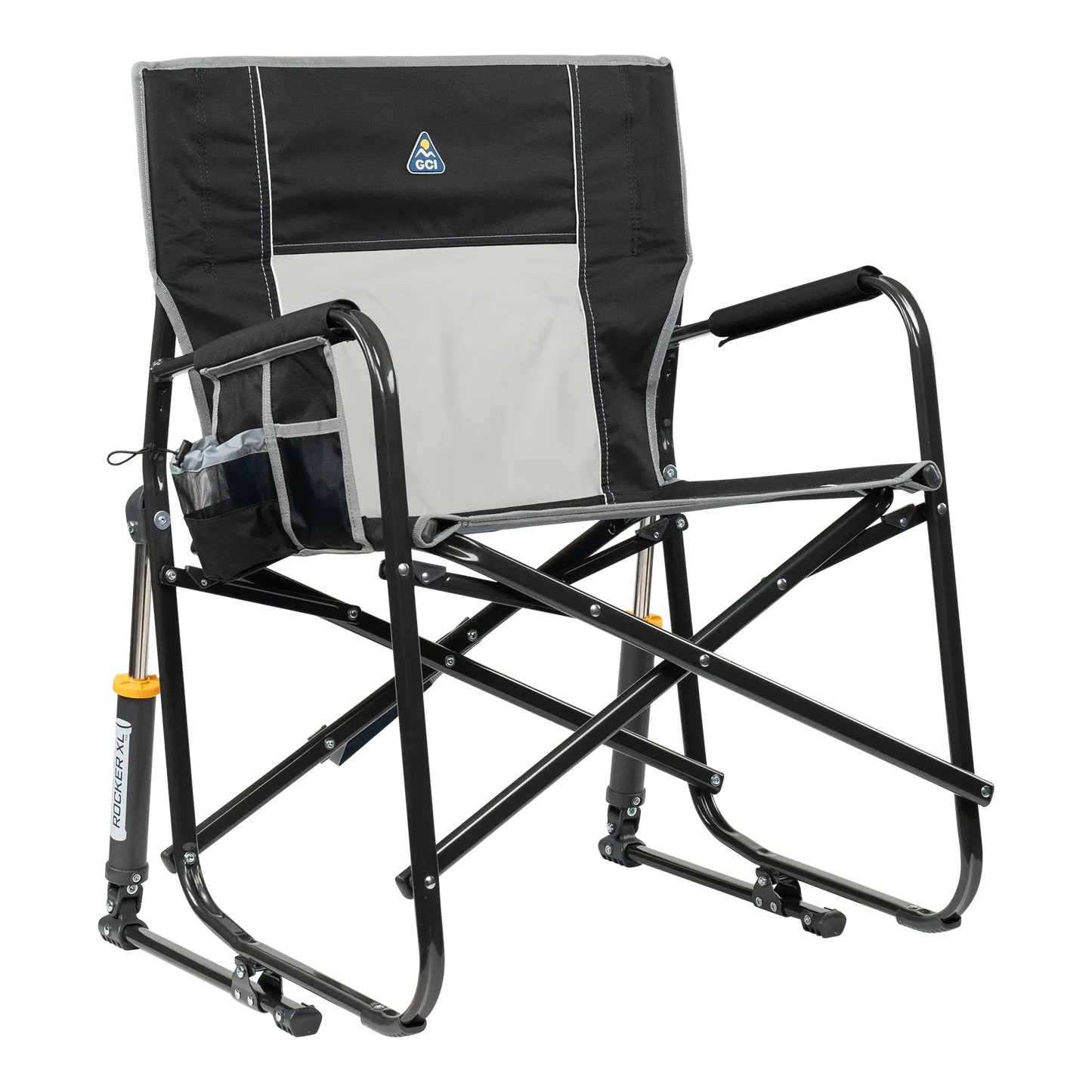 Ultra-Comfortable Freestyle Rocker XL - Rocker Chair for Camping & Lawns - Black