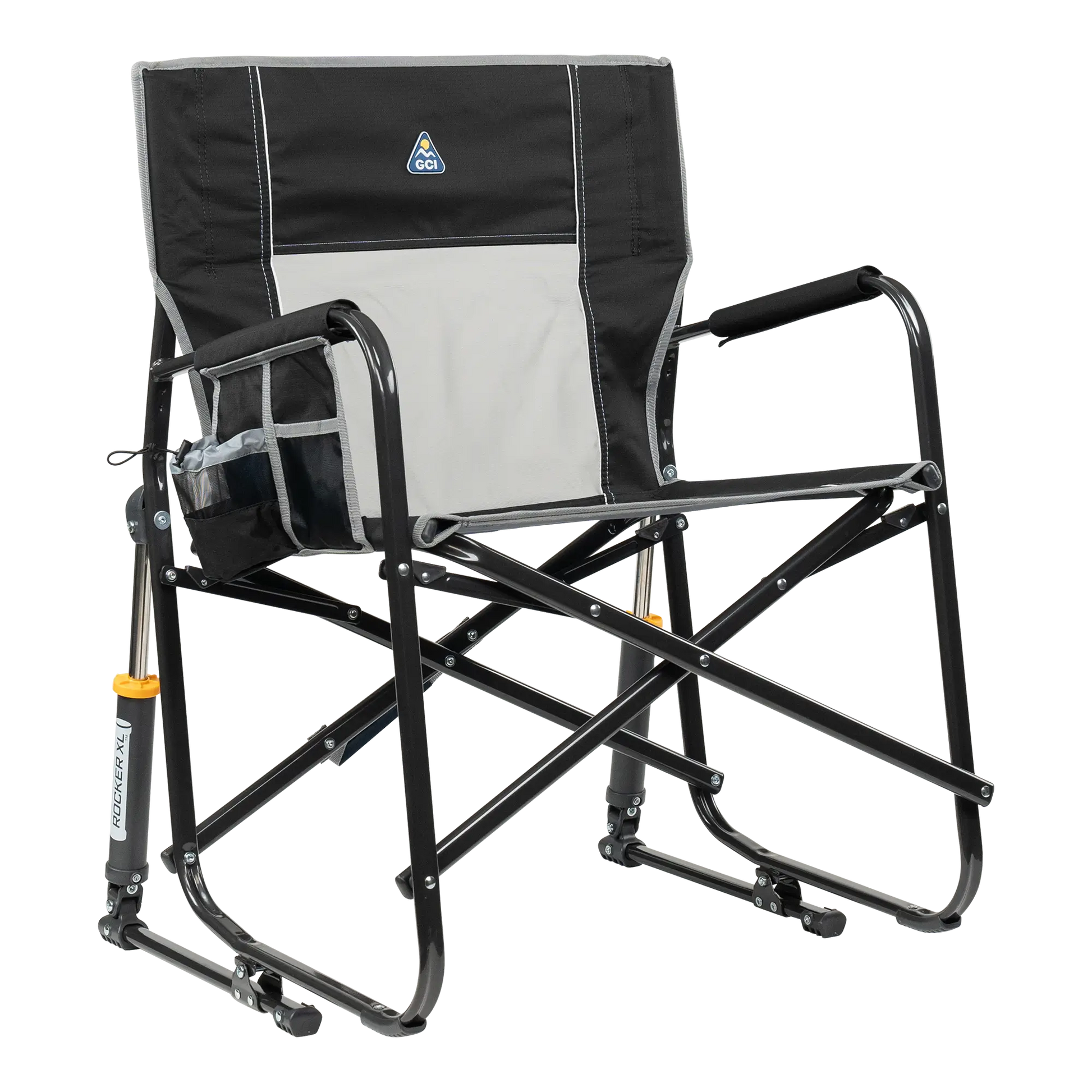 Ultra-Comfortable Freestyle Rocker XL - Rocker Chair for Camping & Lawns - Black