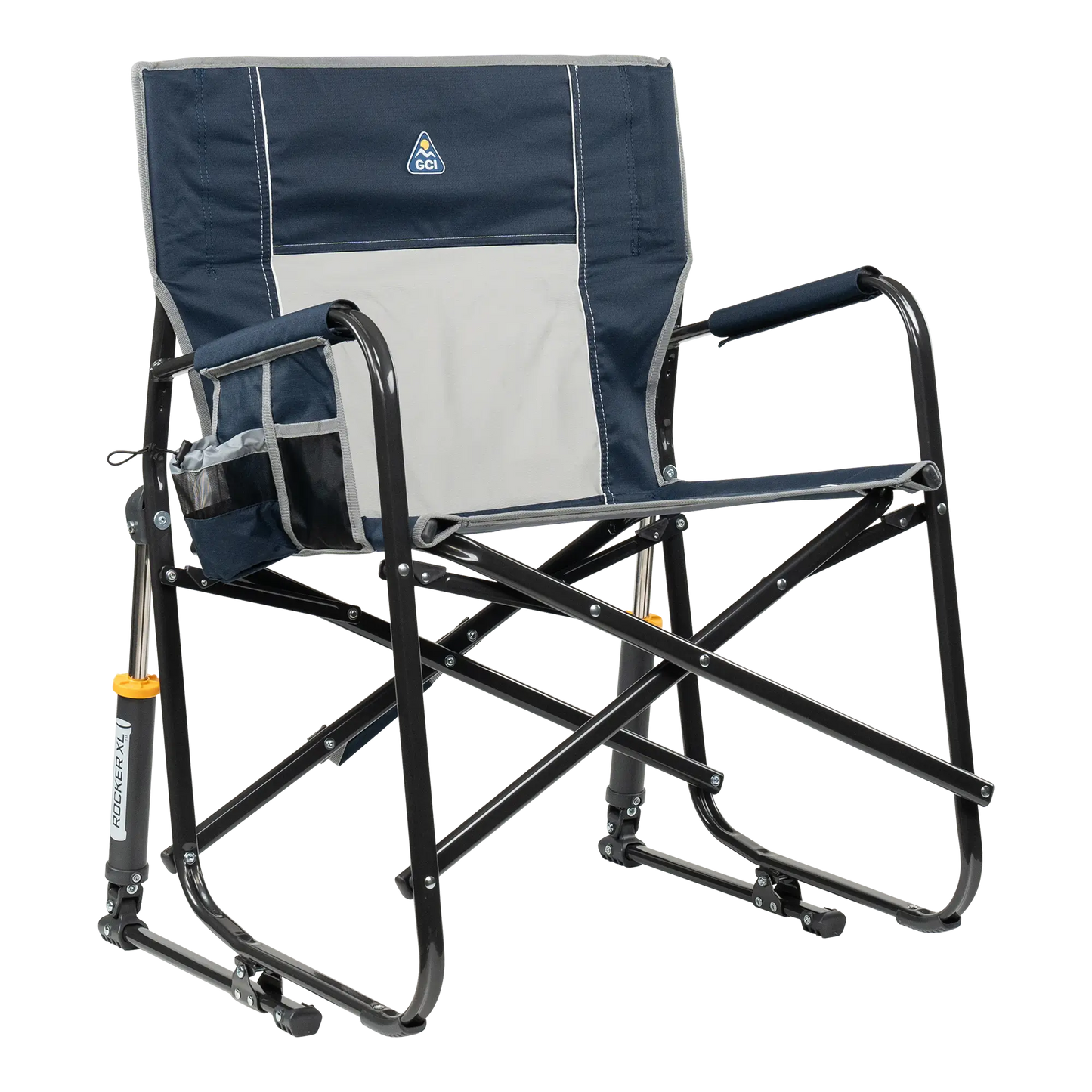 Ultra-Comfortable Freestyle Rocker XL - Rocker Chair for Camping & Lawns - Indigo