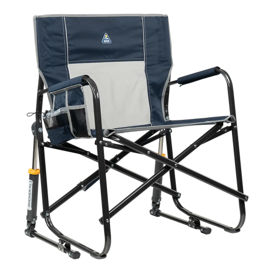 Ultra-Comfortable Freestyle Rocker XL - Rocker Chair for Camping & Lawns - Indigo