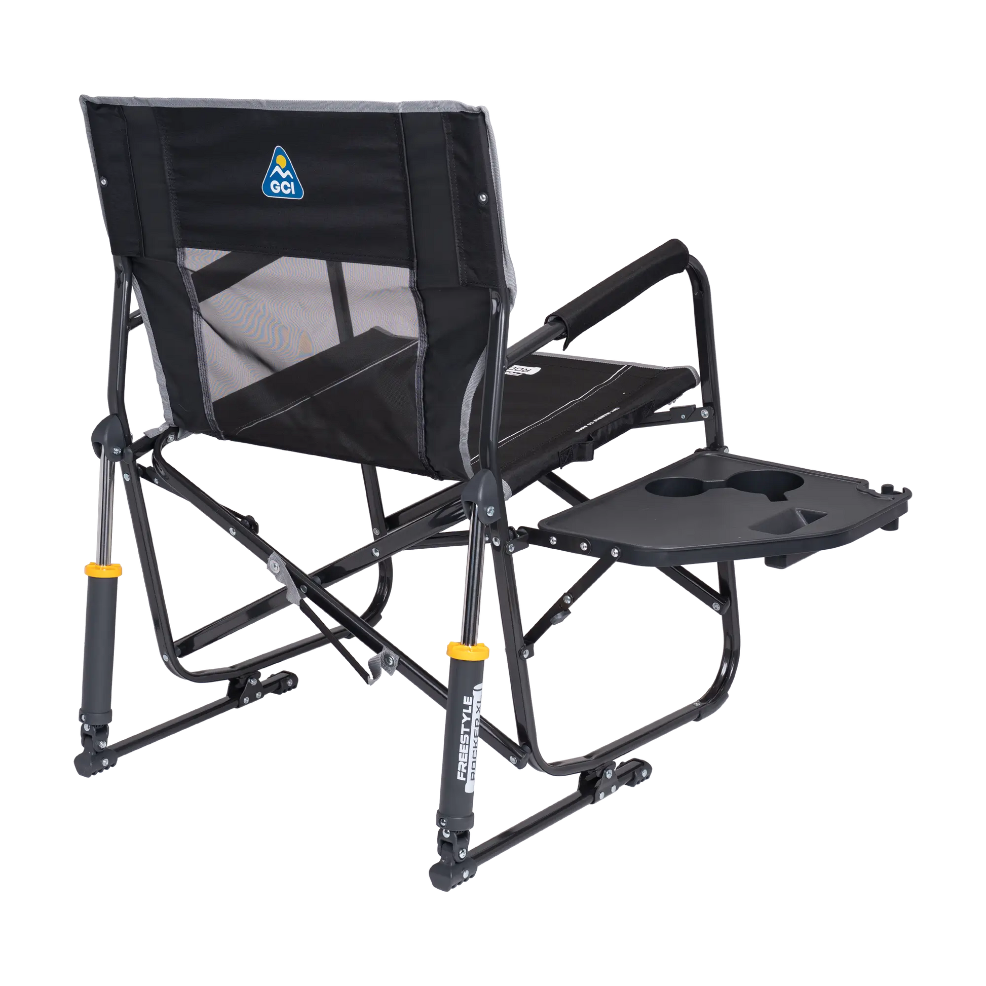 Ultra-Comfortable Freestyle Rocker XL with Side Table - Rocker Chair for Camping & Lawns Detail