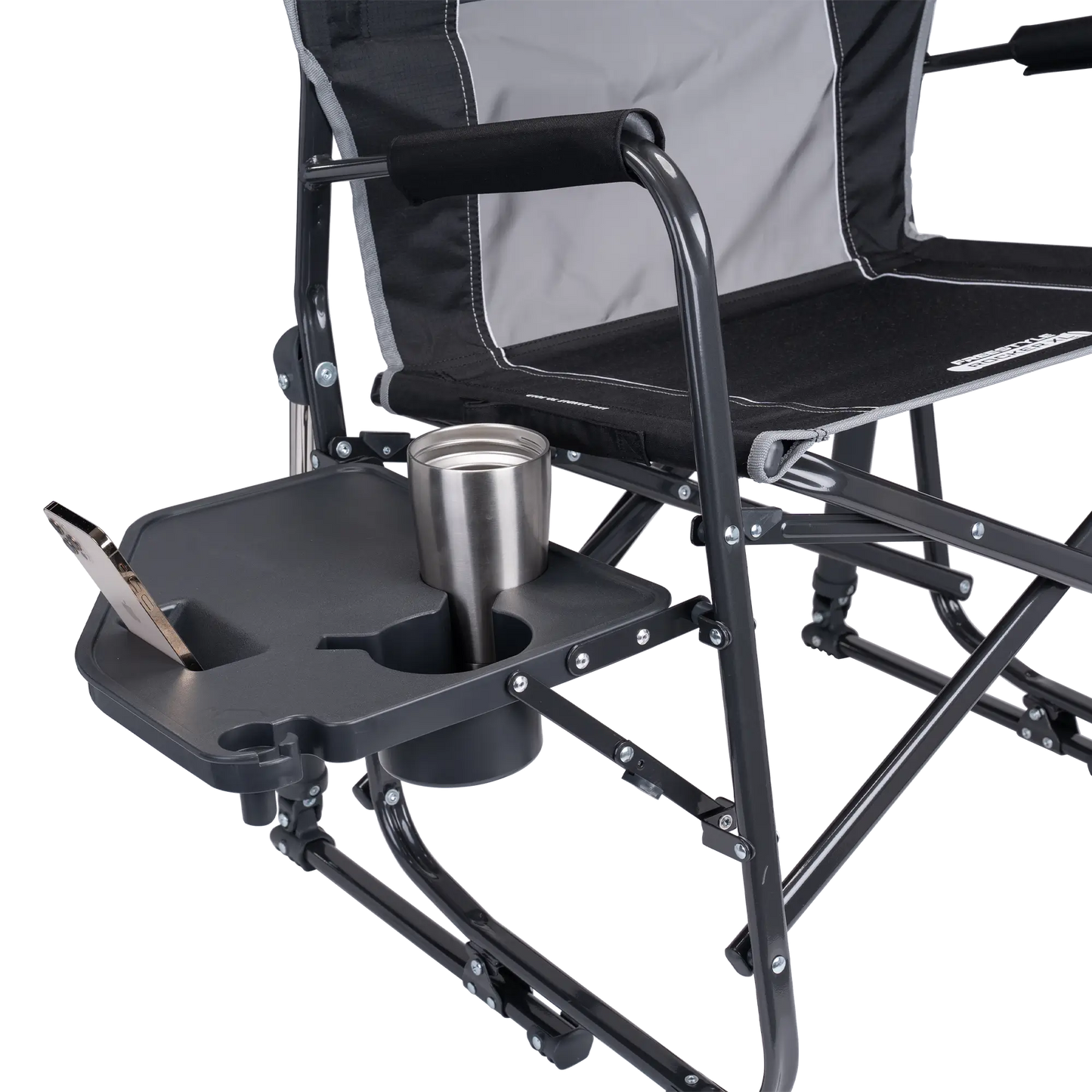 Ultra-Comfortable Freestyle Rocker XL with Side Table - Rocker Chair for Camping & Lawns Detail